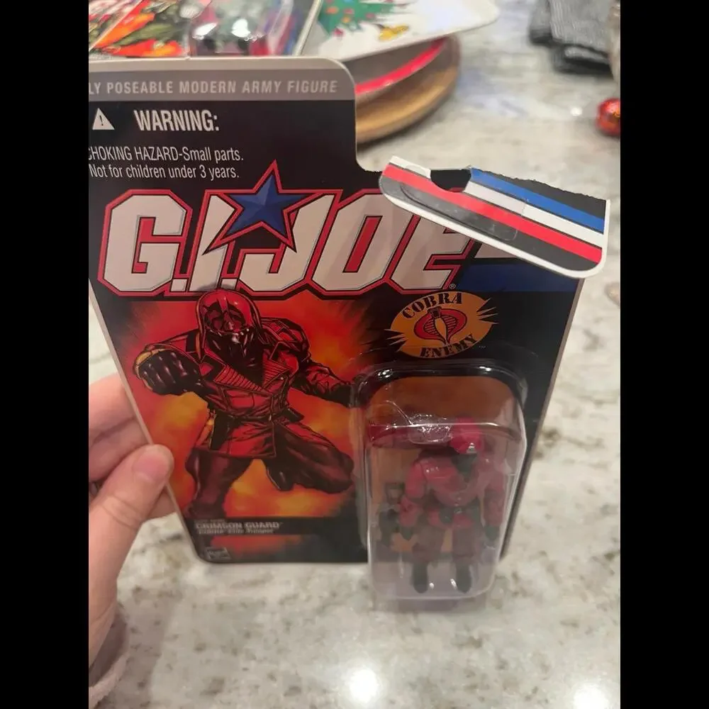 GI Joe DTC Crimson‎ Guard Action Figure carded 2005 Cobra Elite Trooper 3.75